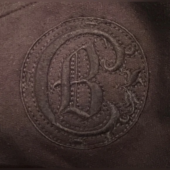 CRASH & BURN black sequin zip hoodie L - Picture 10 of 12